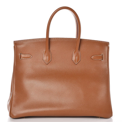 Hermes Courchevel Birkin 35 Gold 4 of 39