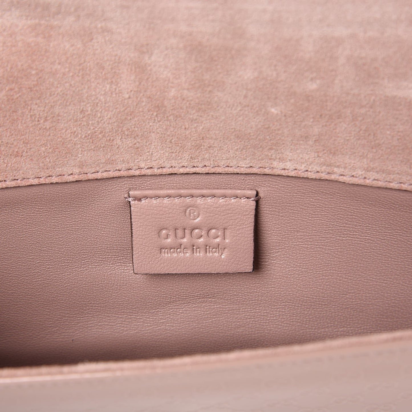 Patent Microguccissima Small Broadway Clutch Dark Cipria