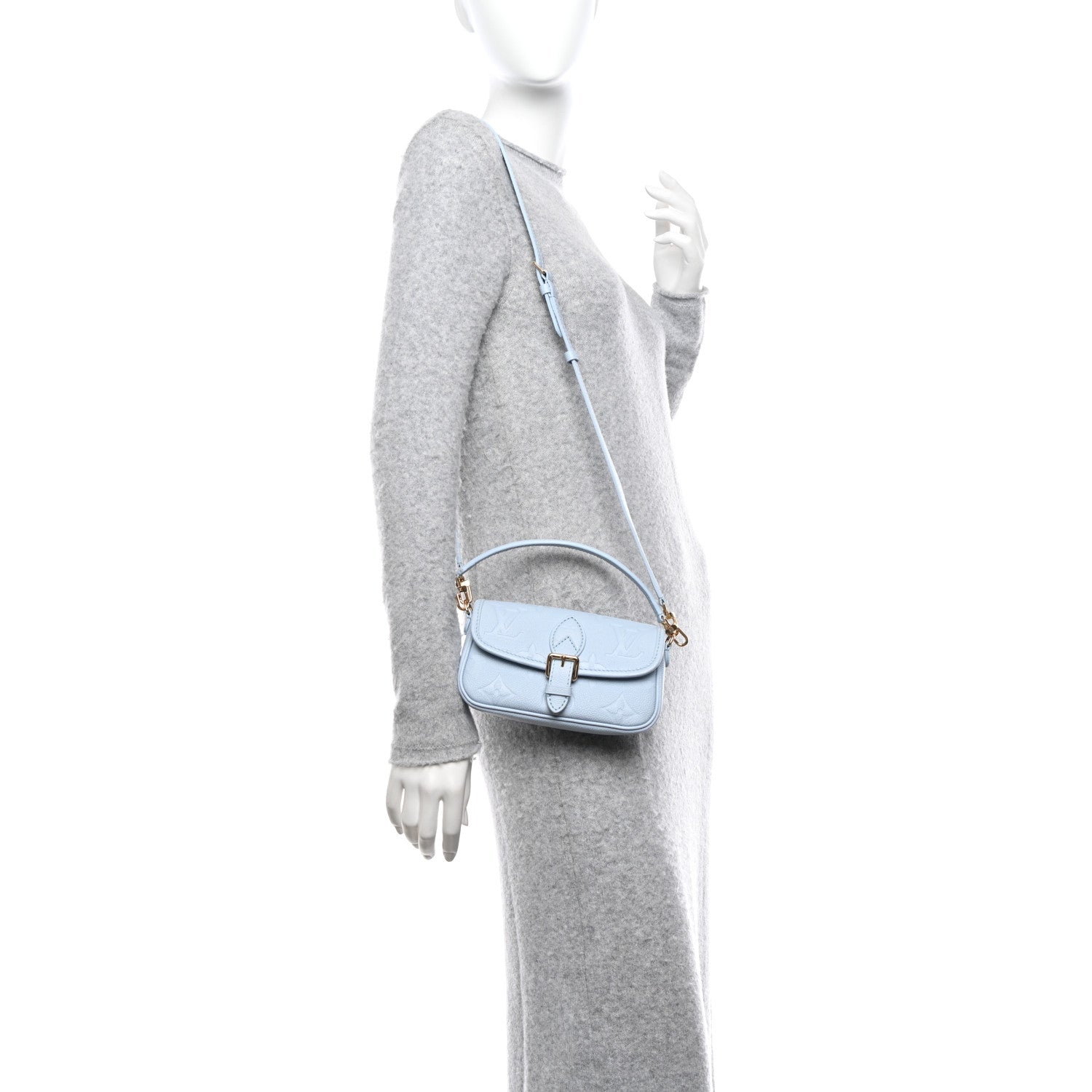 Louis Vuitton Empreinte Monogram Nano Diane Olympe Blue 2 of 12