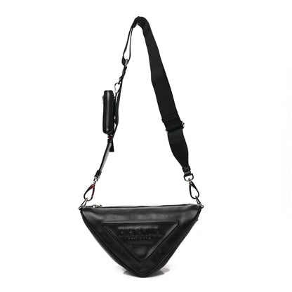 Prada Grace Lux Triangle Shoulder Bag Black 1 of 7