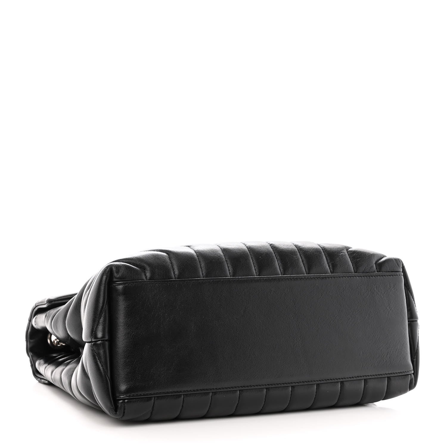 Saint Laurent Calfskin Y Quilted Monogram Medium Loulou Chain Satchel Black 4 of 17
