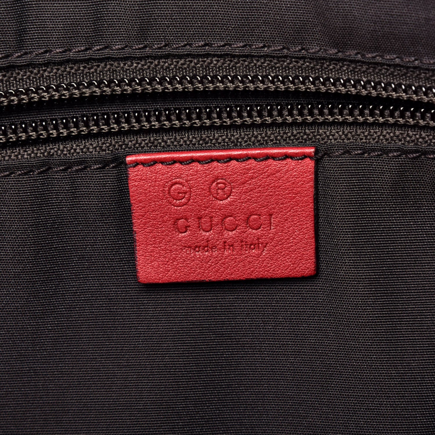 Gucci Canvas Signature Hobo Shoulder Red 6 of 9