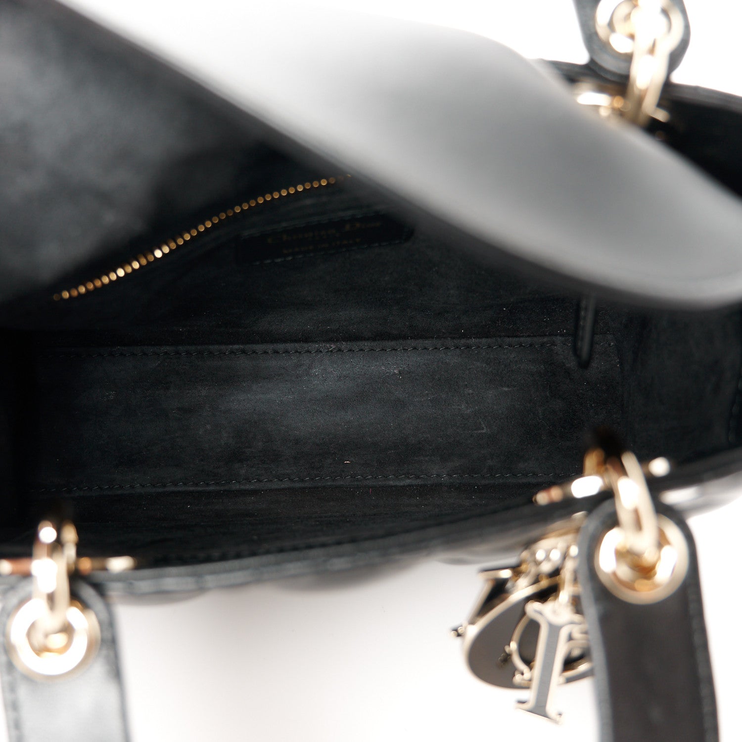 Christian Dior Lambskin Cannage Small My ABCDior Lady Dior Black 5 of 10
