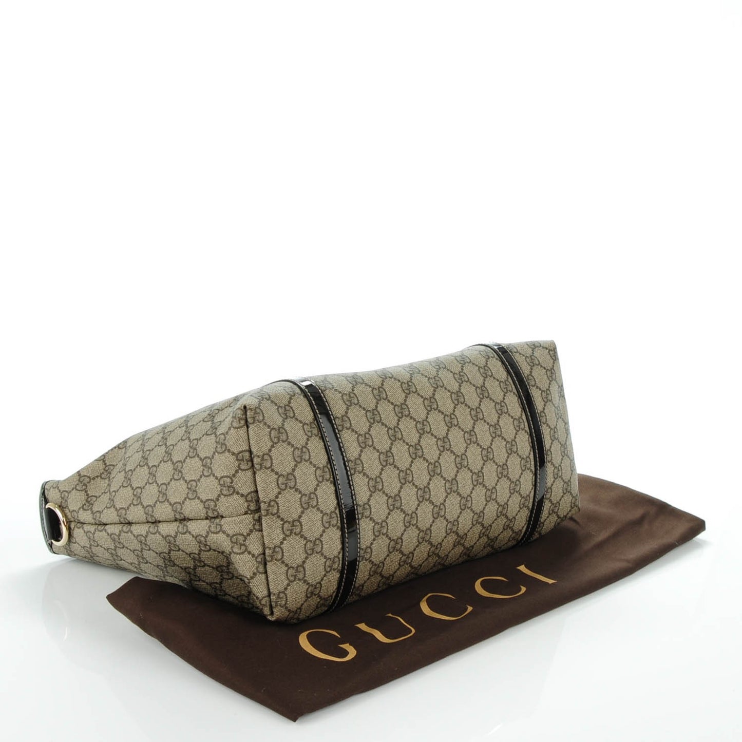 GG Plus Monogram Medium Joy Tote Brown