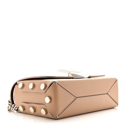 Jimmy Choo Chrome Spazzolato Lockett Petite Shoulder Bag Nude 4 of 9