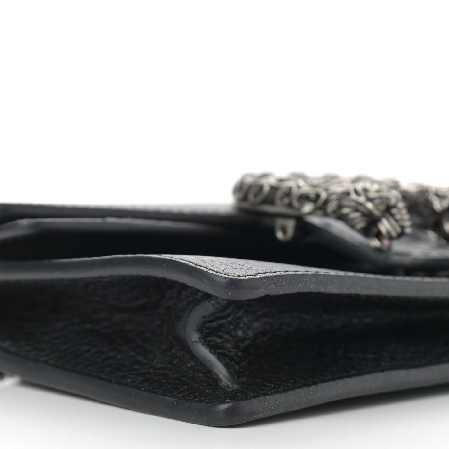 Calfskin Super Mini Dionysus Shoulder Bag Black