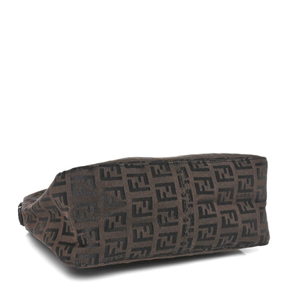Fendi Zucchino Vitello Mini Pochette Moro Black 4 of 10