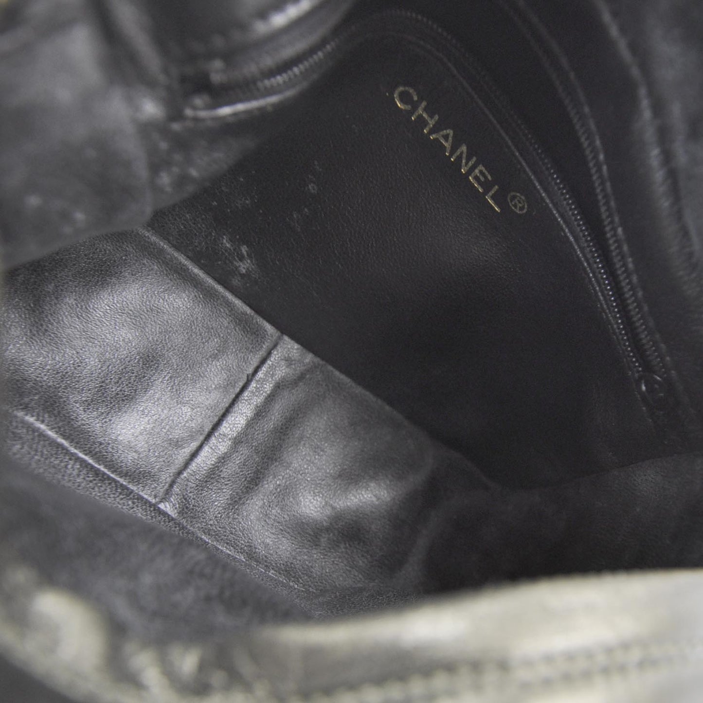 Quilted Lambskin Tassel Shoulder Bag Metallic