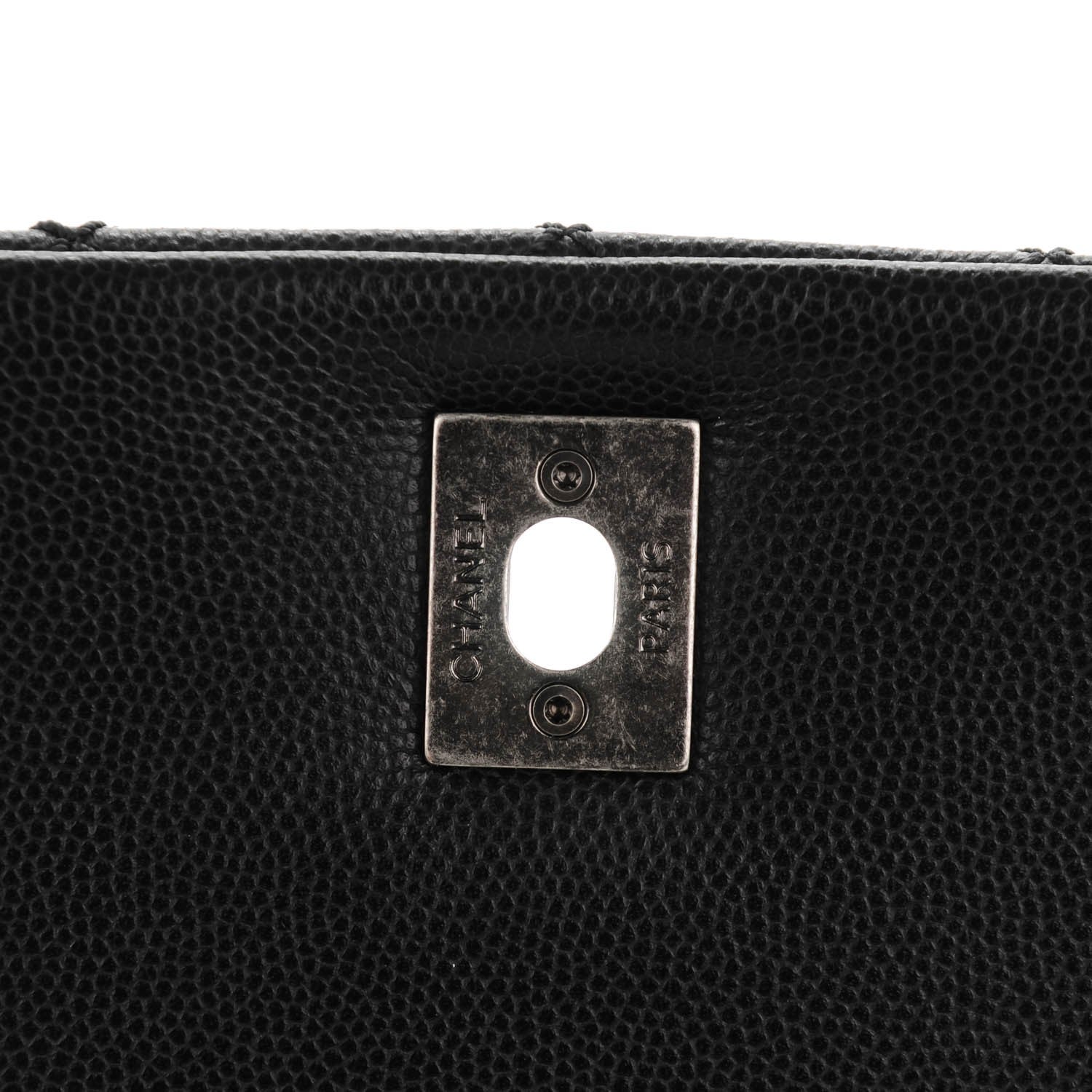 Chanel Caviar Quilted Small Coco Handle Flap Black 5 of 8