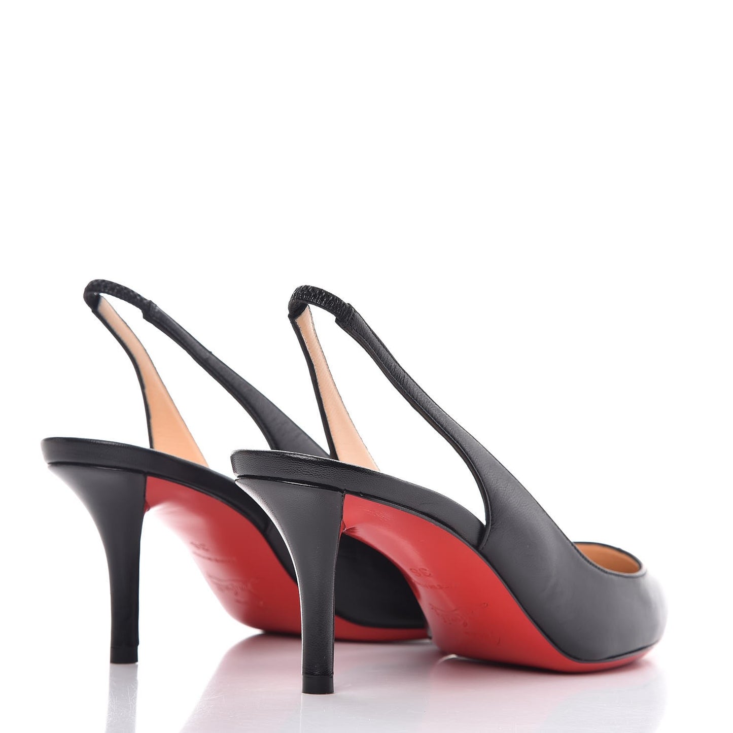 Kidskin Apostrophy Slingback 70 Pumps 36 Black