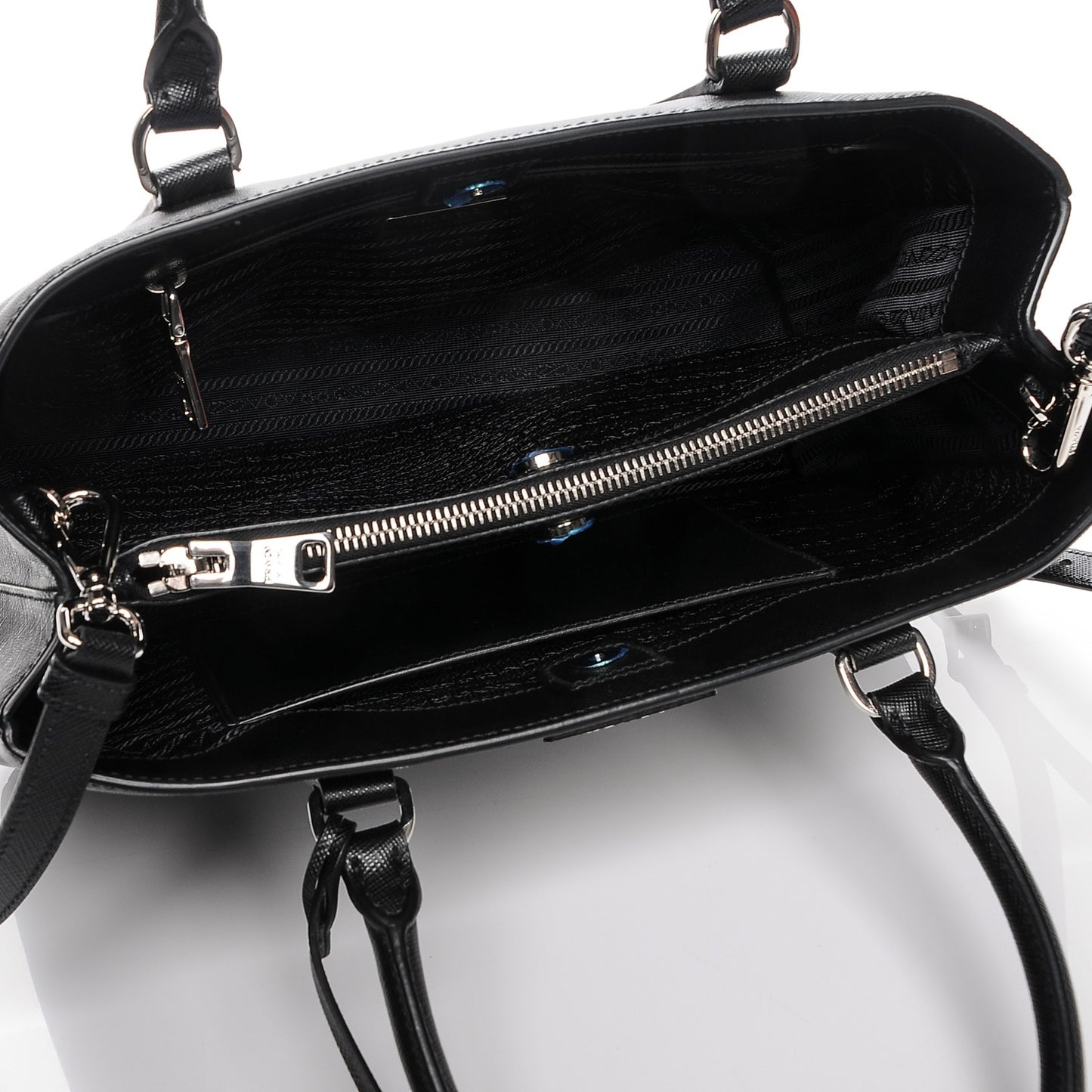 Saffiano Lux Small Tote Nero Black