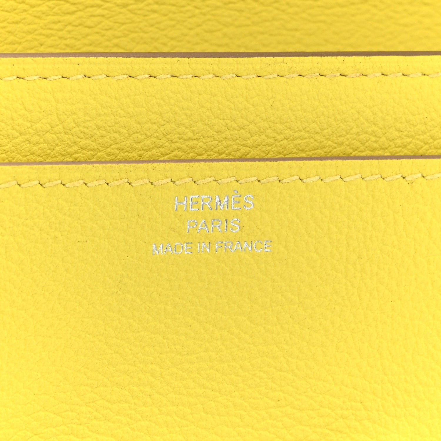Hermes Evercolor Constance Wallet To Go Lime 10 of 13