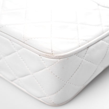 Chanel Lambskin Quilted Tassel Camera Case White 8 of 14