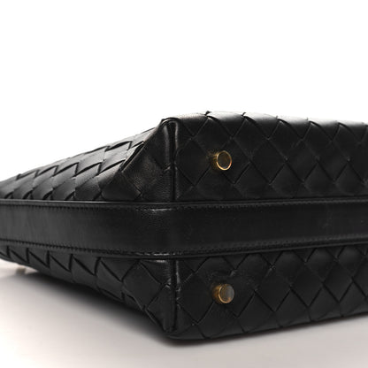 Bottega Veneta Calfskin Nappa Intrecciato Mini Wallace Black 9 of 10