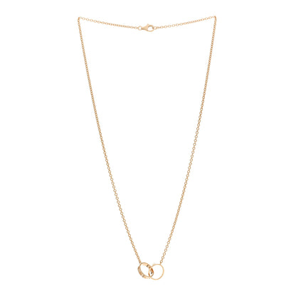 Cartier 18K Yellow Gold Interlocking LOVE Necklace 3 of 5