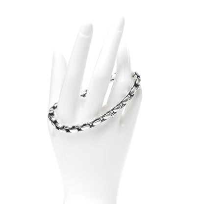 David Yurman Sterling Silver 6mm Elongated Box Chain Bracelet 2 of 6