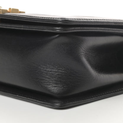 Chanel Lambskin Quilted Medium Boy Flap Black 10 of 11