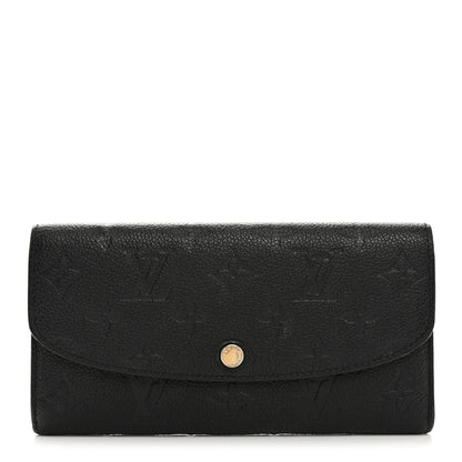 Louis Vuitton Empreinte Emilie Wallet Black Dune 1 of 8