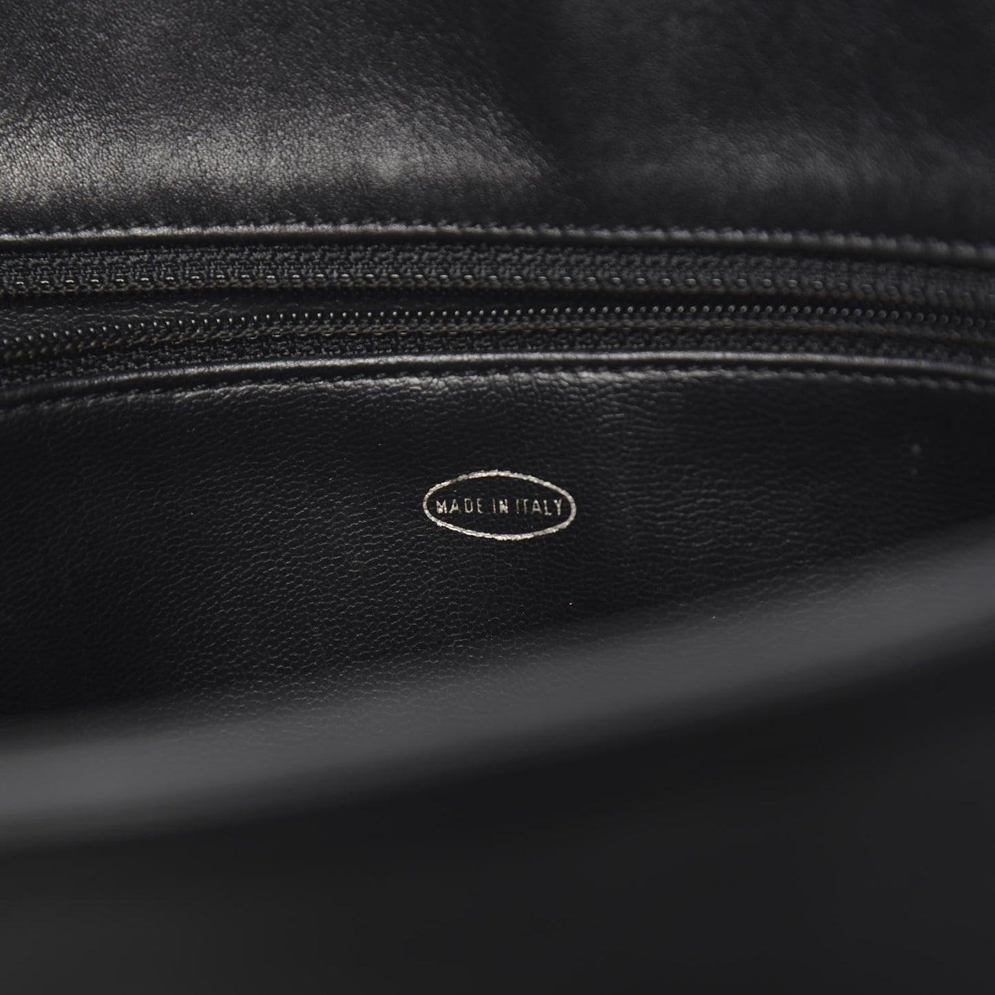 Lambskin Quilted Shoulder Bag Black