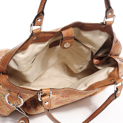 Gucci Straw Libeccio Monogram Large Sukey Tote Multicolor 5 of 8