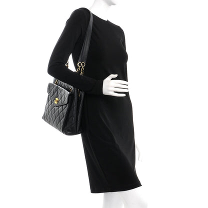 Chanel Caviar Quilted Flap Shoulder Bag Black 2 of 7