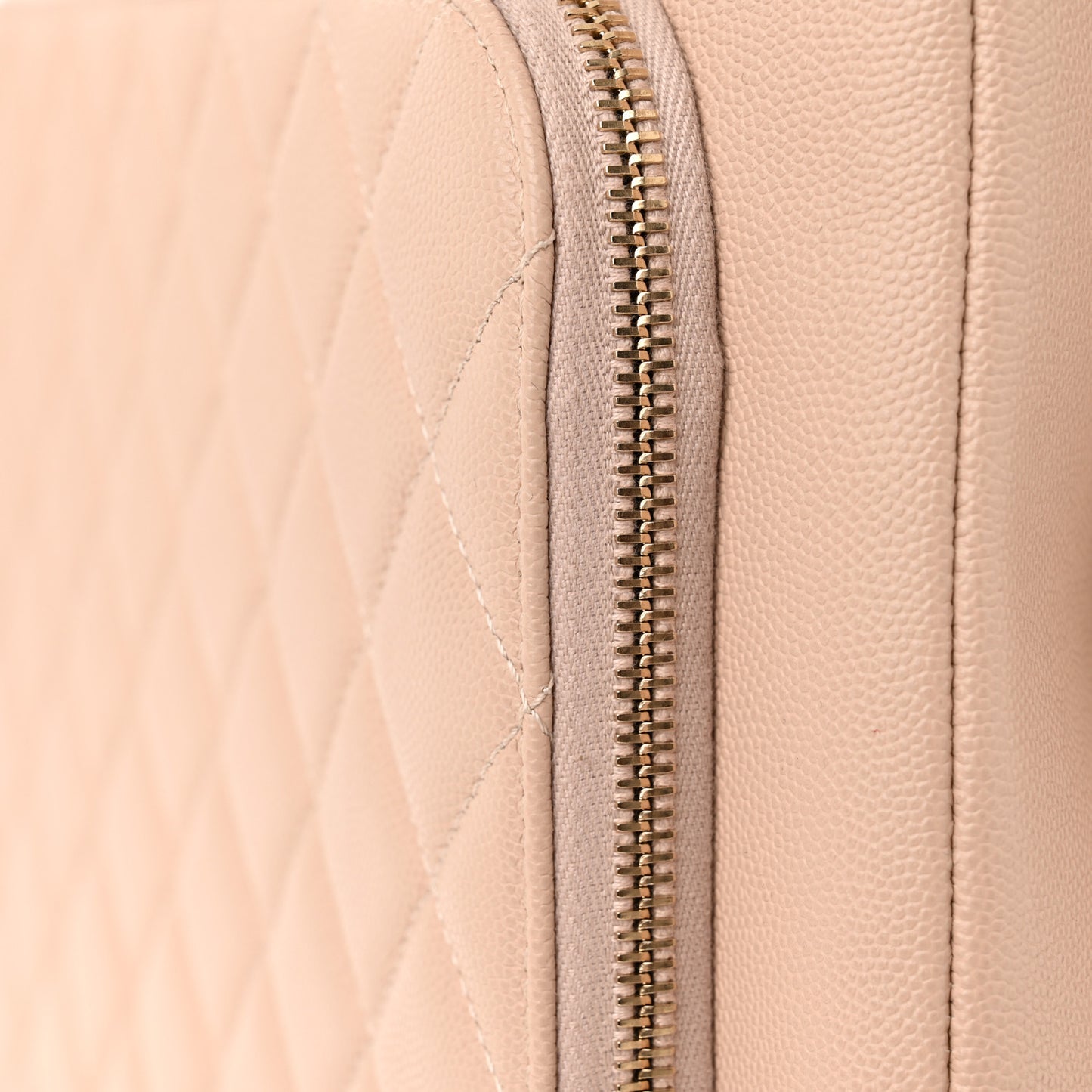 Caviar Quilted Large Business Affinity Shopping Bag Beige