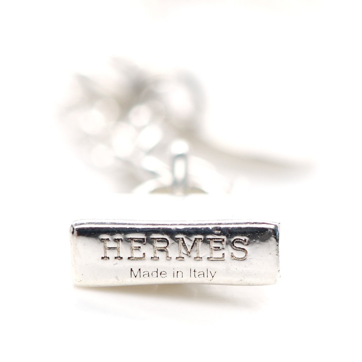 Hermes Sterling Silver Kelly Charm Bracelet ST 5 of 6