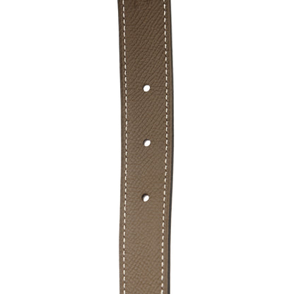 Hermes Swift Epsom 24mm Belt Strap 90 Rose Sakura Etoupe 3 of 5