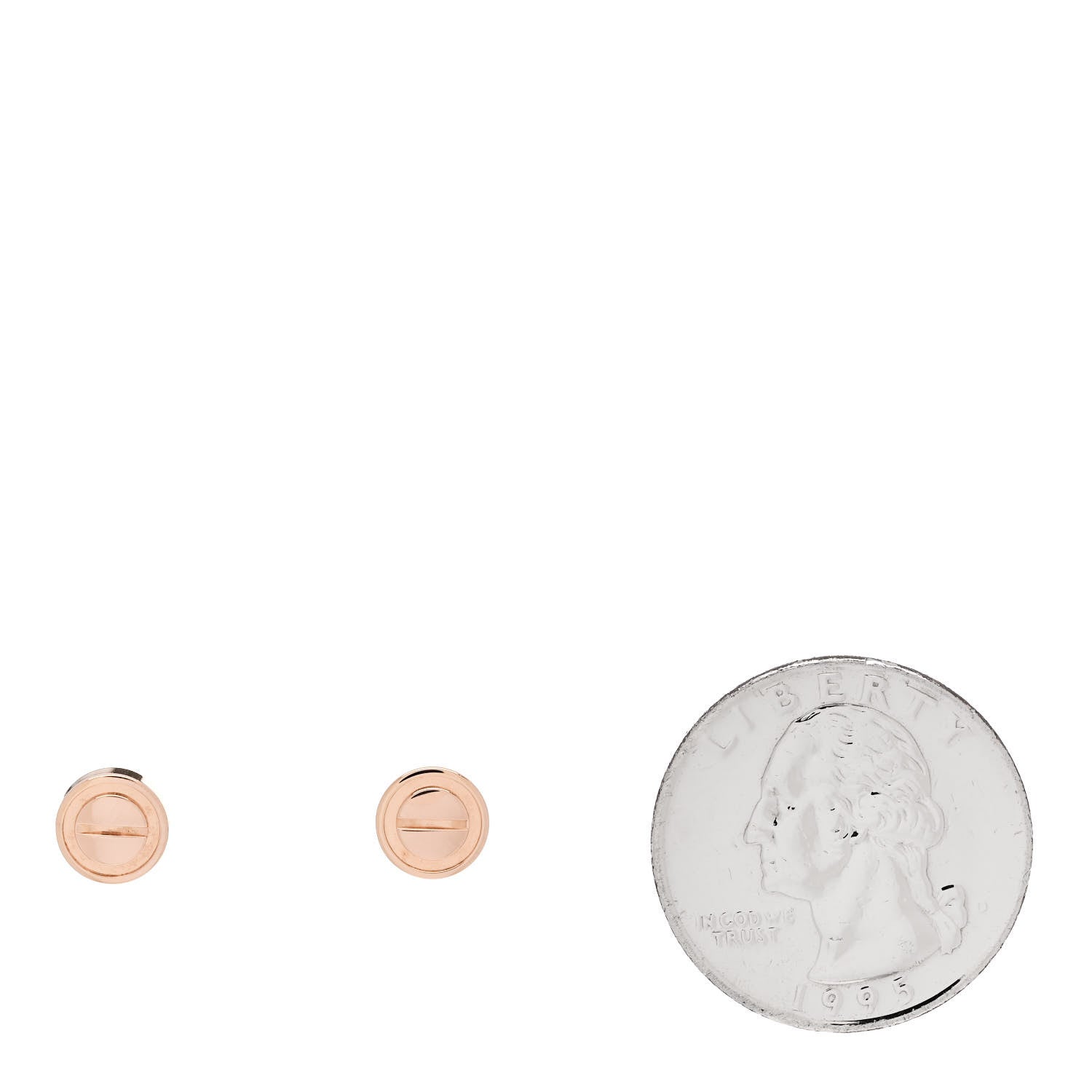 Cartier 18K Pink Gold LOVE Earrings 2 of 5