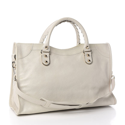 Balenciaga Chevre Gold Metallic Edge Hardware City Cream 3 of 11