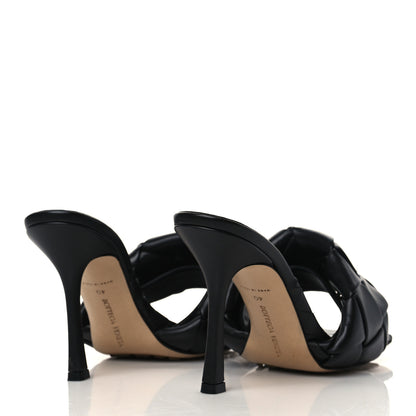 Bottega Veneta Nappa Maxi Intrecciato Lido Mule Sandals 40 Black 4 of 9