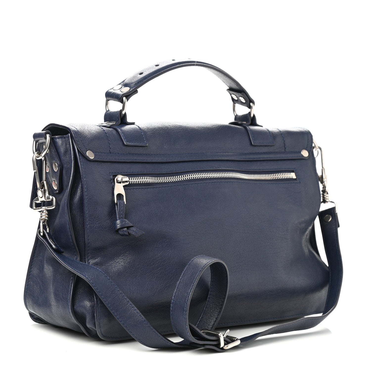 Proenza Schouler Lambskin Medium PS1 Satchel Midnight 3 of 11