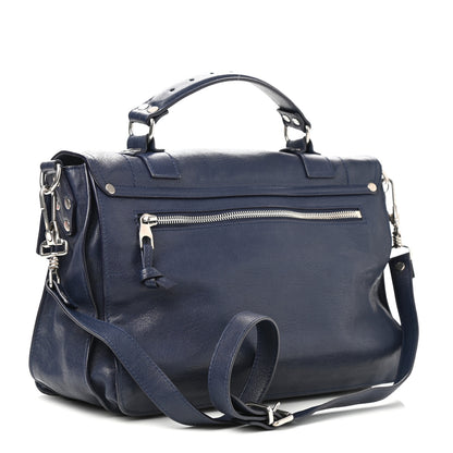 Proenza Schouler Lambskin Medium PS1 Satchel Midnight 3 of 11