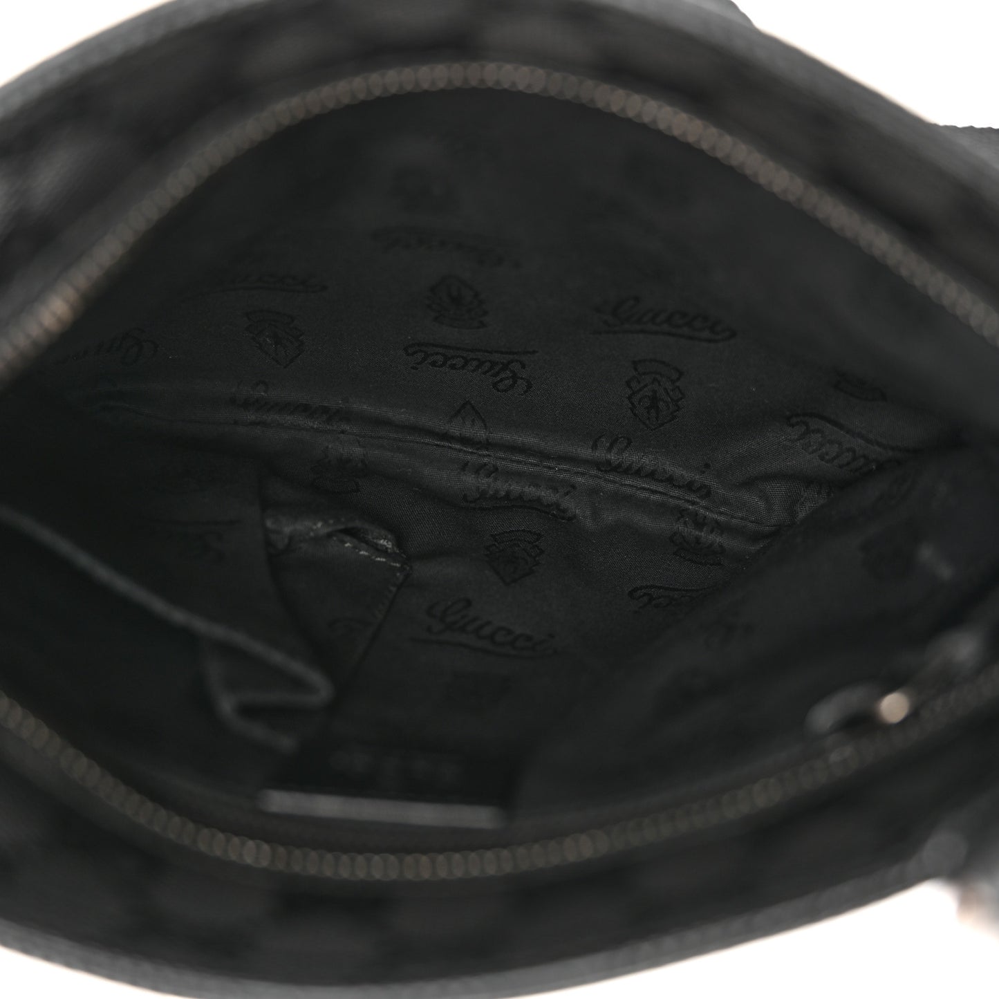 Imprime Monogram Small Flat Messenger Bag Black