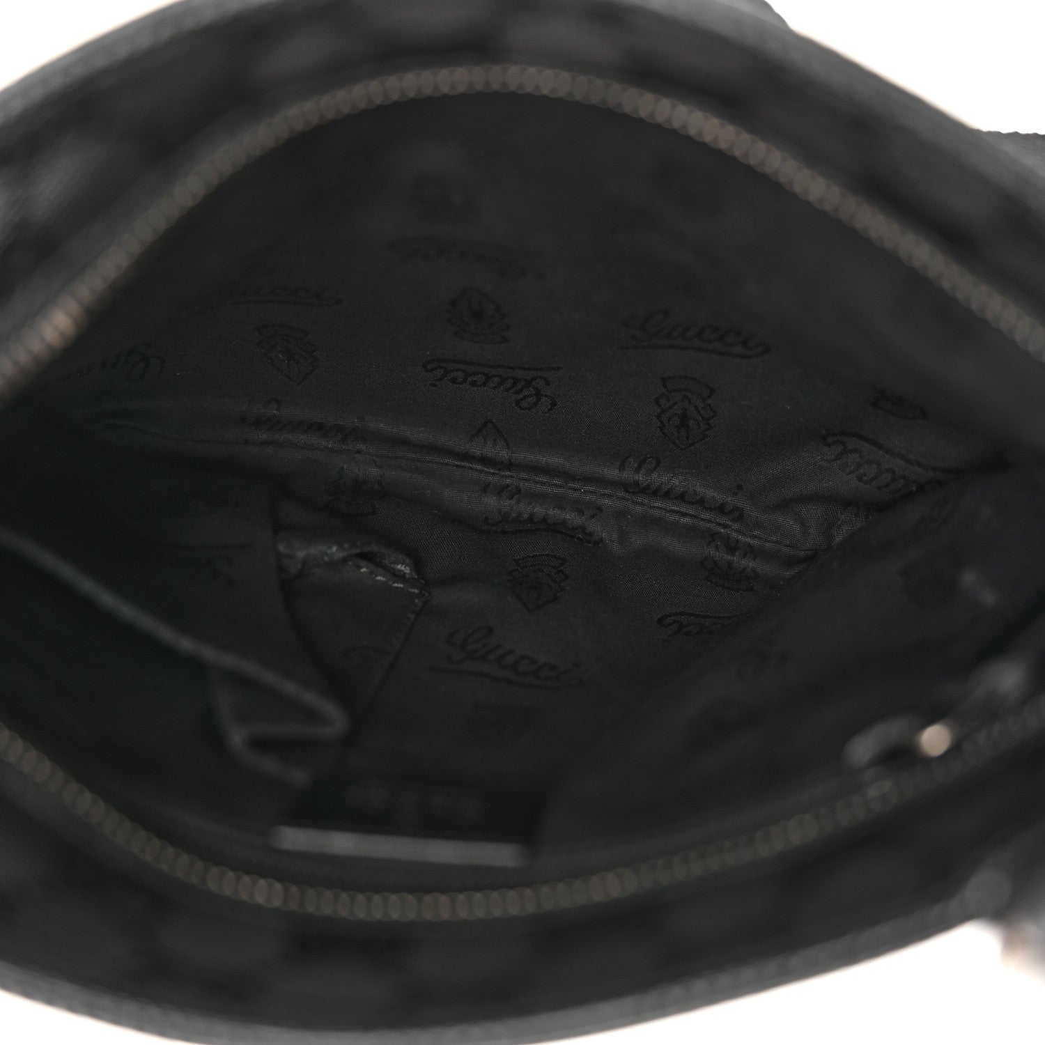 Gucci Imprime Monogram Small Flat Messenger Bag Black 5 of 13