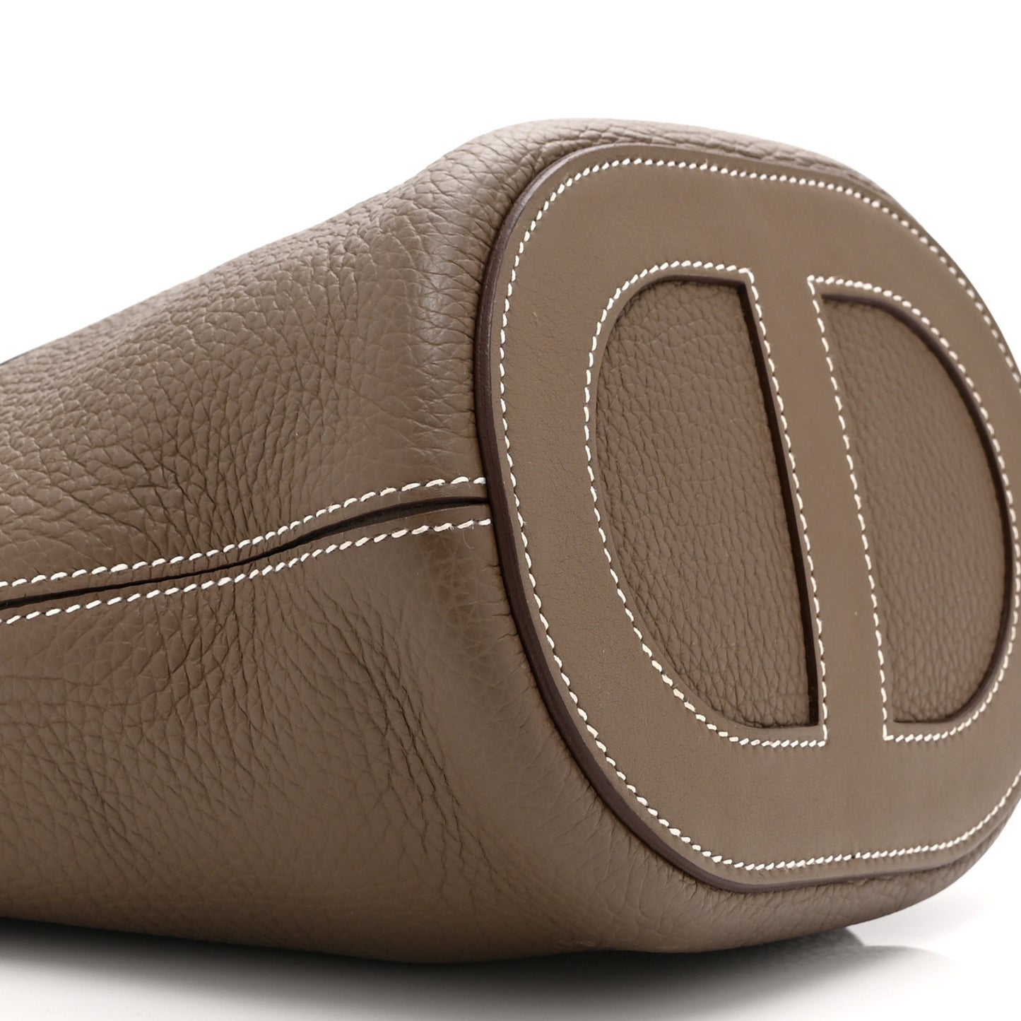 Taurillon Clemence Swift In-The-Loop 18 Bag Etoupe