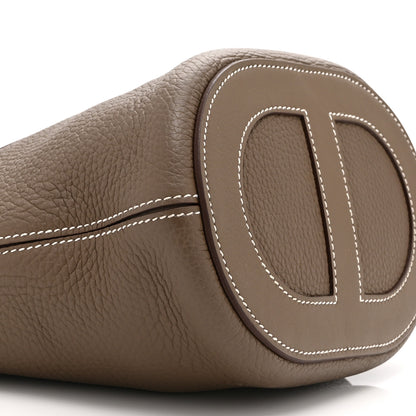 Hermes Taurillon Clemence Swift In-The-Loop 18 Bag Etoupe 9 of 10