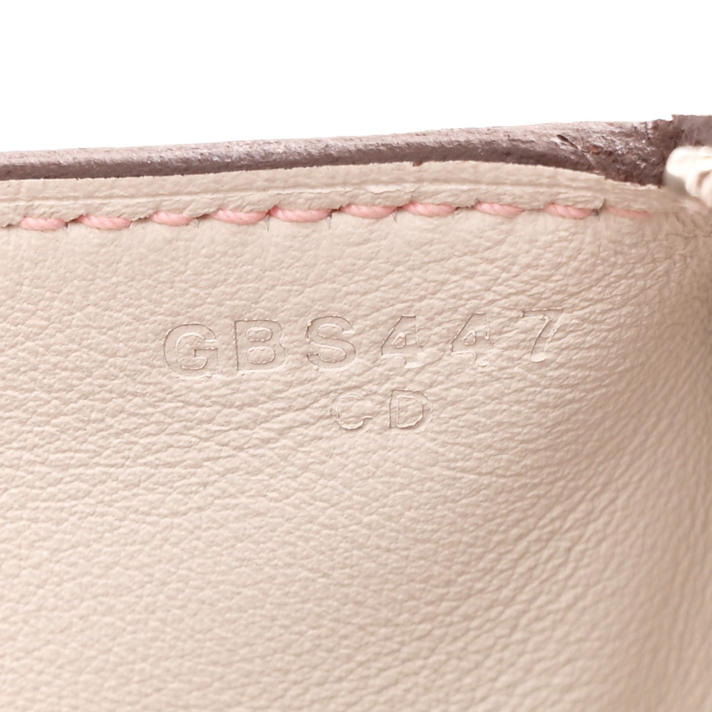 Taurillon Clemence Verso Mini Lindy 20 Rose Sakura Gris Perle