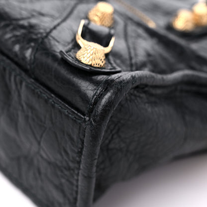 Balenciaga Agneau Giant 12 Gold Hardware Mini City Black 9 of 13
