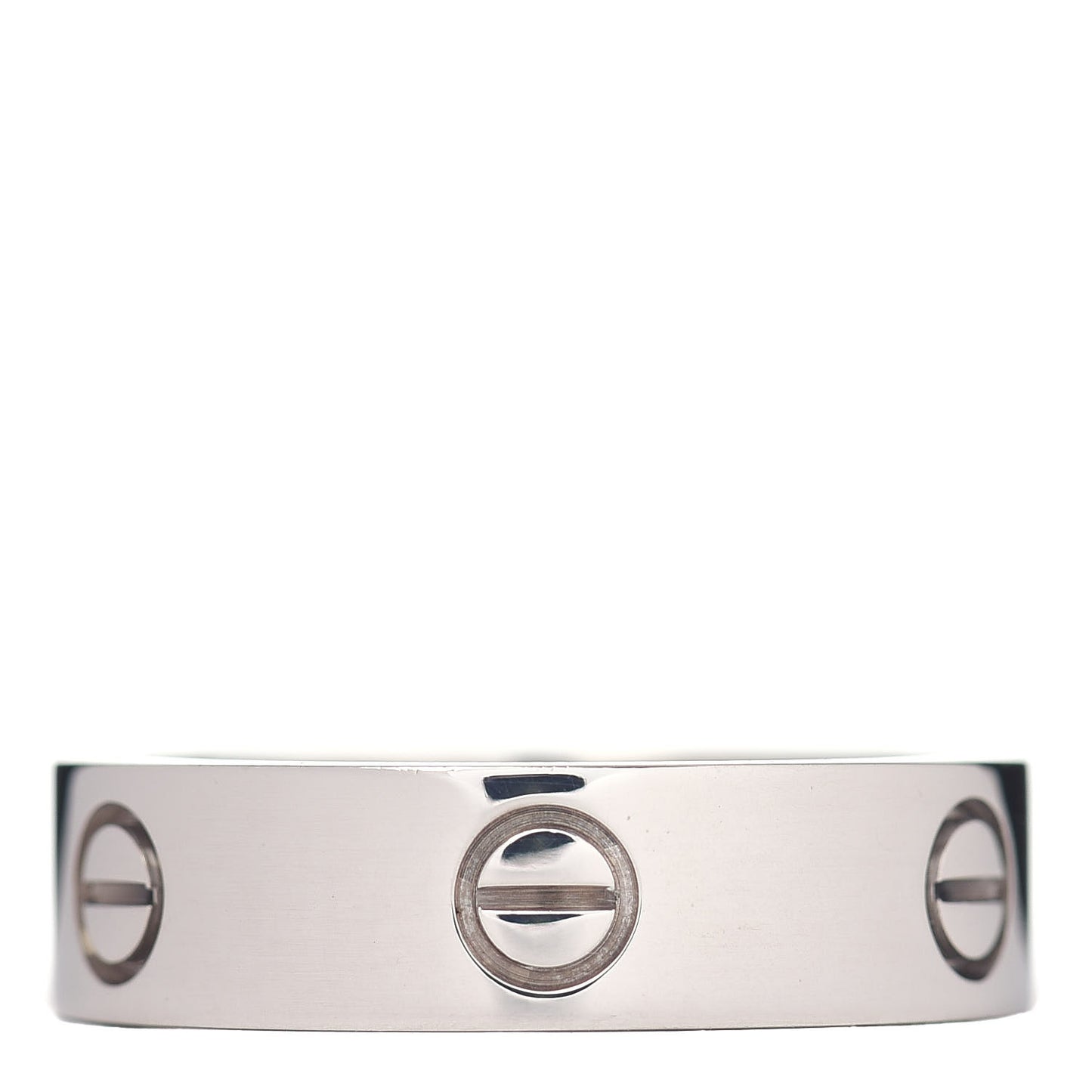 18K White Gold 5.5mm LOVE Ring 61 9.5
