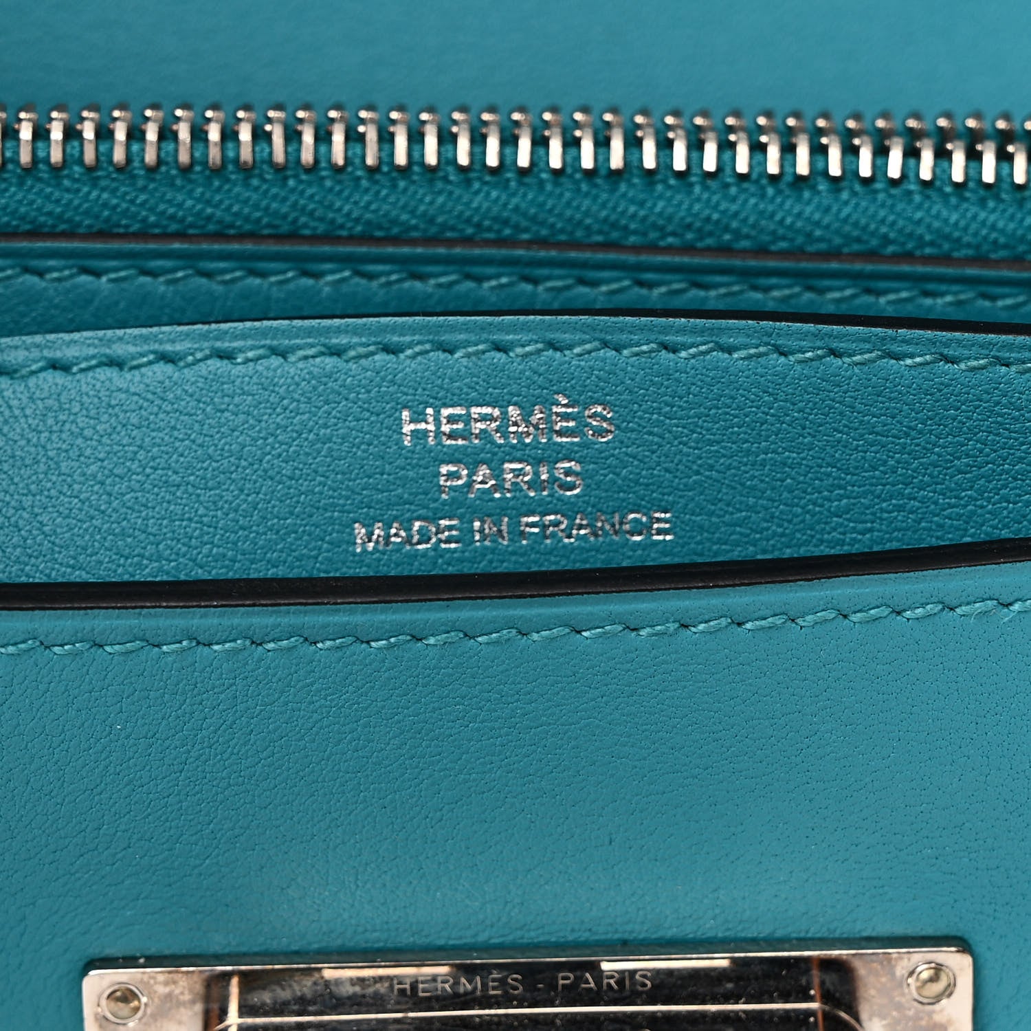Hermes Swift Mini Convoyeur Turquoise 6 of 11