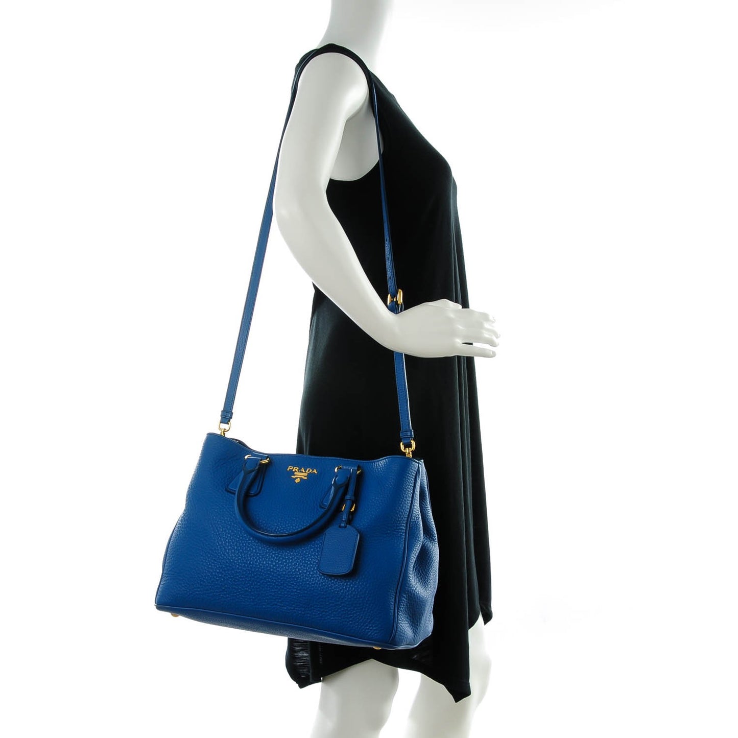 Vitello Daino Tote Cobalto