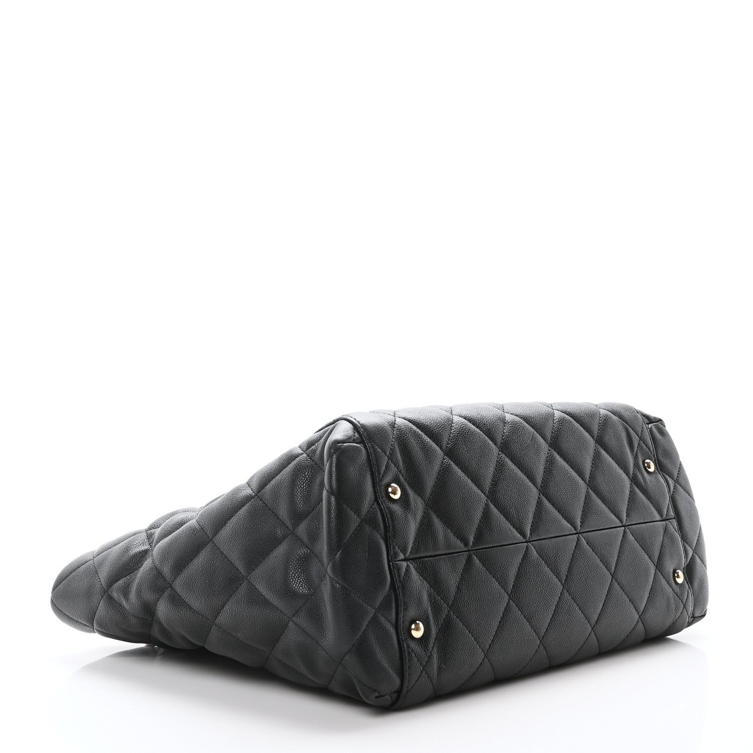 Chanel Caviar Quilted Large Shopping Tote Black 5 of 12