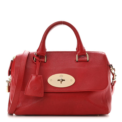 Mulberry Glossy Goatskin Small Del Rey Satchel Red 1 of 14