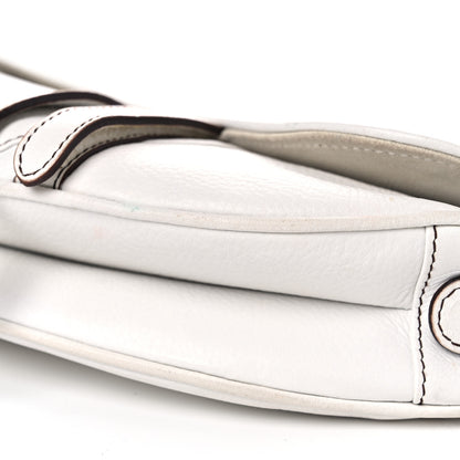 Christian Dior Calfskin Saddle Bag White 8 of 27