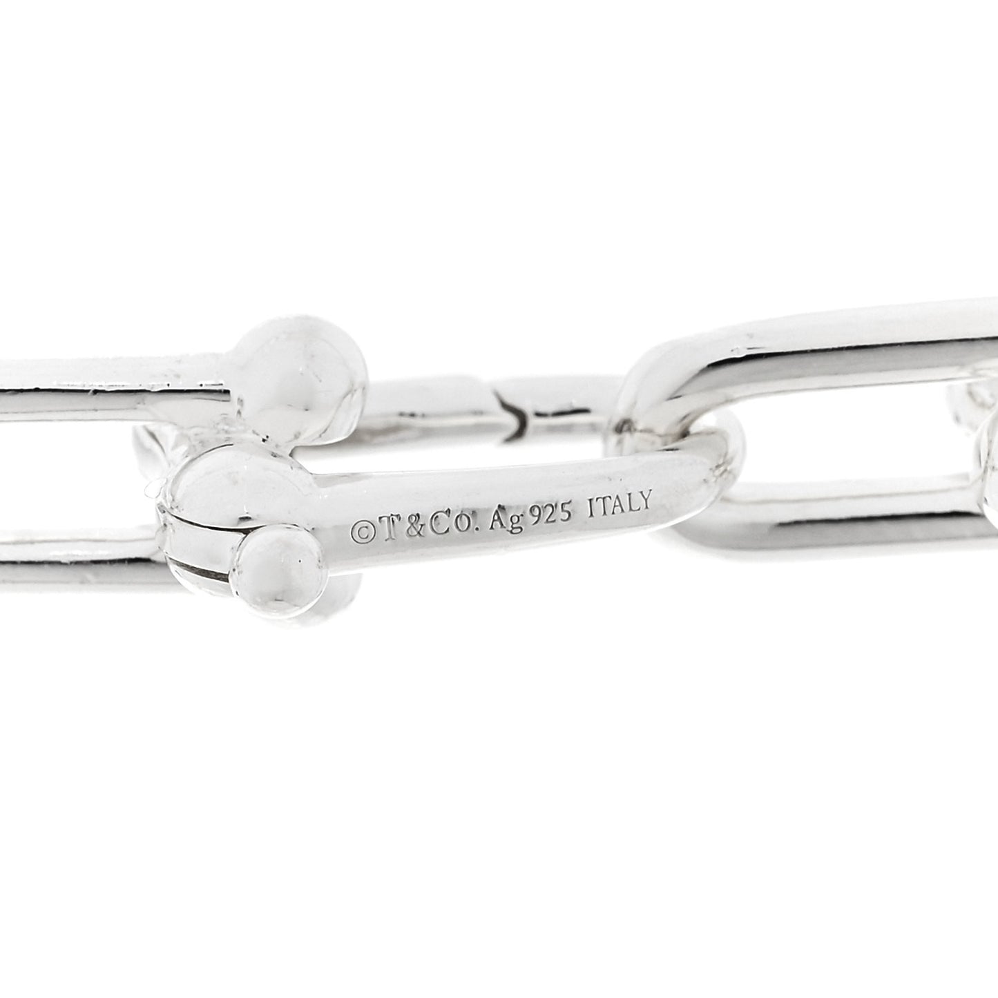 Sterling Silver HardWear Graduated Link Necklace