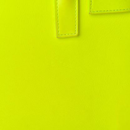 Saint Laurent Calfskin Nano Sac De Jour Neon Yellow 24 of 24