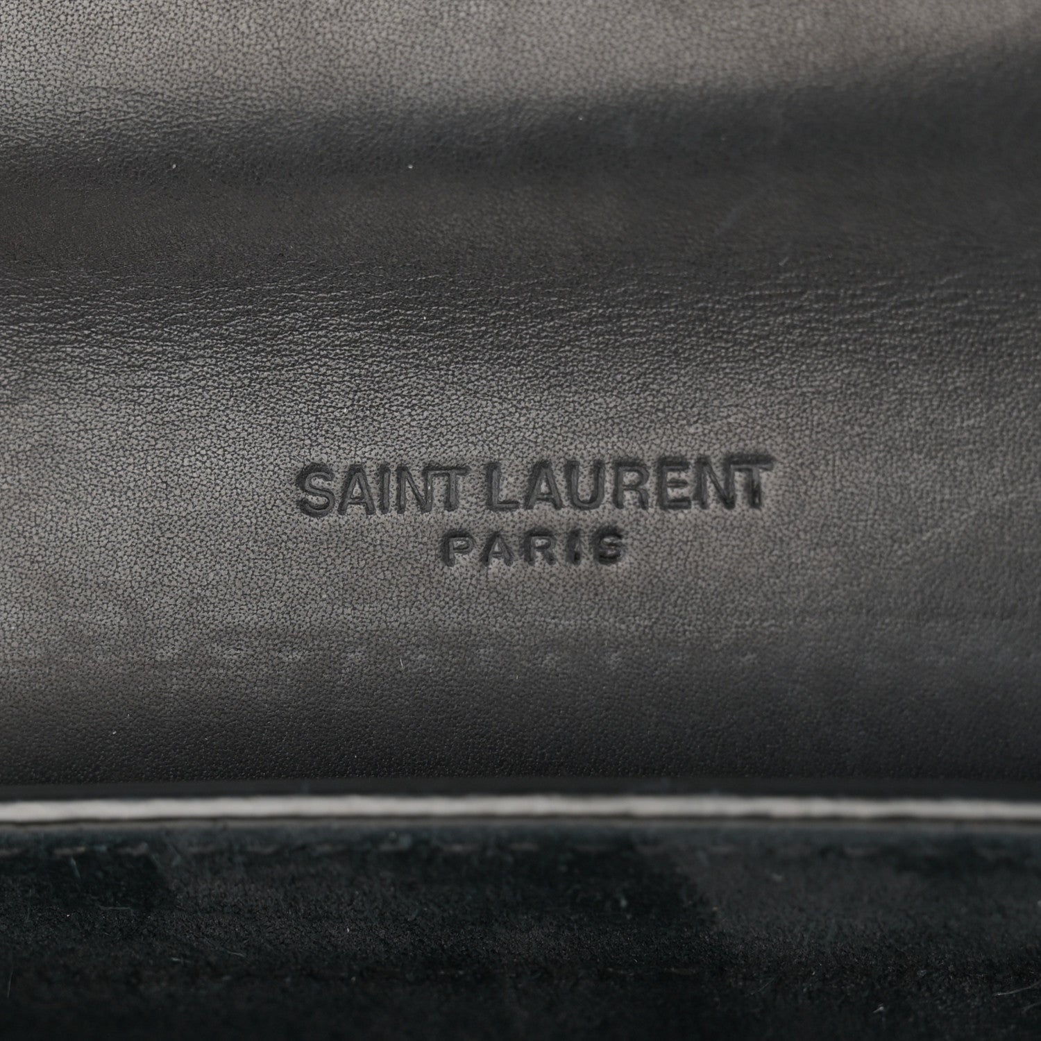 Saint Laurent Smooth Calfskin Classic Monogram Small Kaia Satchel Black 6 of 10