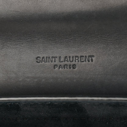 Saint Laurent Smooth Calfskin Classic Monogram Small Kaia Satchel Black 6 of 10