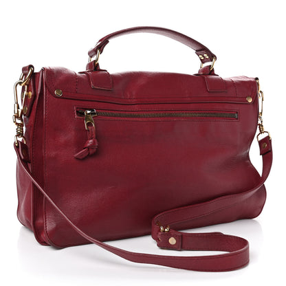 Proenza Schouler Lambskin Medium PS1 Satchel True Red 2 of 4